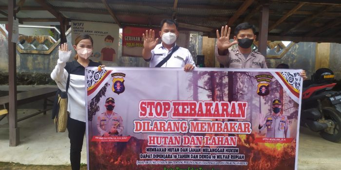 Polsek Dustim Gencarkan Sosialisasi Karhutla 1 Polsek Dustim Gencarkan Sosialisasi Karhutla 1