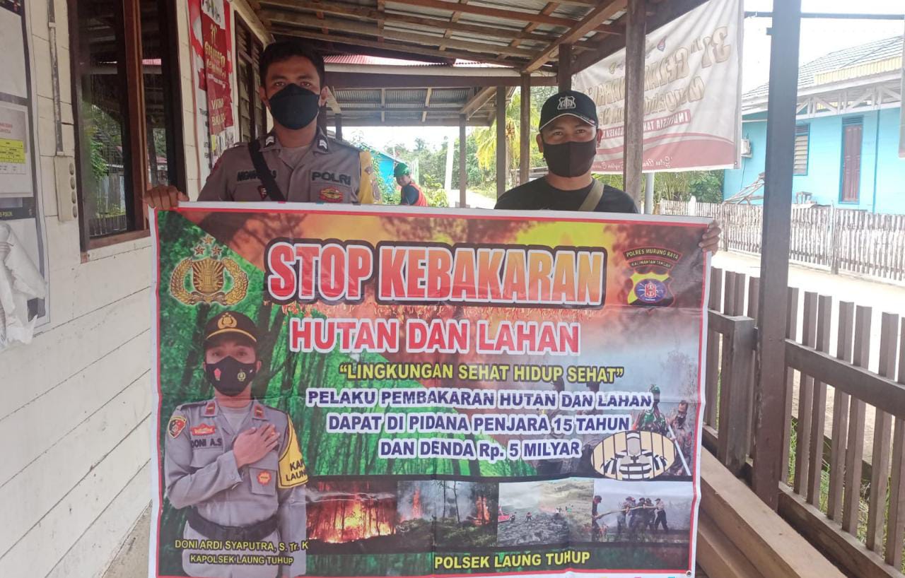 IMG-20220223-WA0002 Polsek Laung Tuhup Sosialisasi Dilarang Membakar Hutan Pada Masyarakat Binaan 1