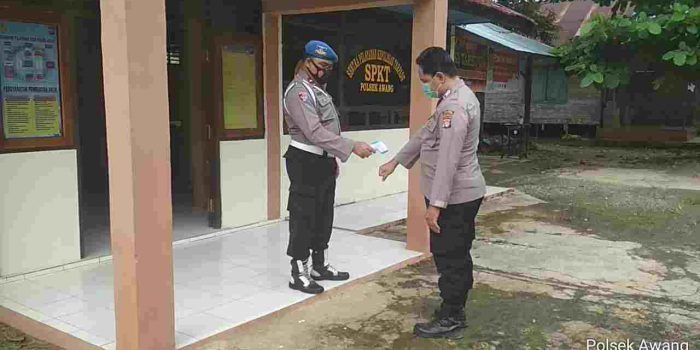 Polsek Awang Tertibkan Personel Dengan Melaksanakan Pendisiplinan Internal 1 Polsek Awang Tertibkan Personel Dengan Melaksanakan Pendisiplinan Internal 1