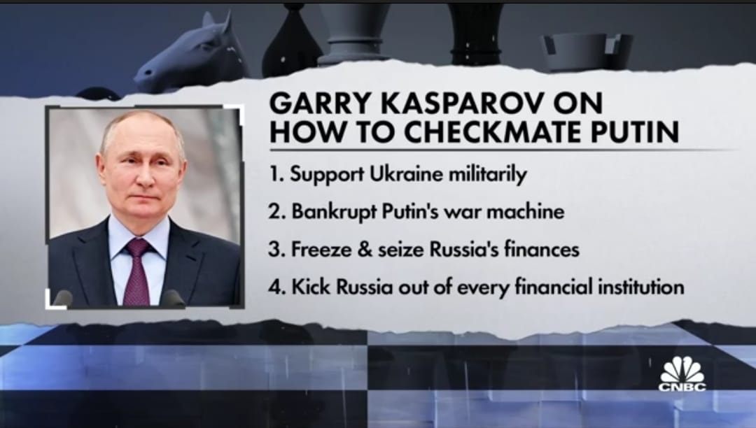 KASPAROV: DUKUNGAN BARAT PADA UKRAINA BAGUS TAPI TERLAMBAT 1 KASPAROV: DUKUNGAN BARAT PADA UKRAINA BAGUS TAPI TERLAMBAT 2