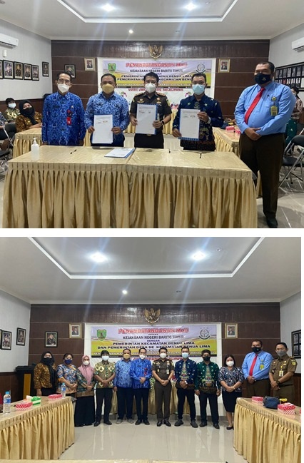 KEJARI TEKEN MOU DENGAN KADES SE KECAMATAN BANUA LIMA 1 KEJARI TEKEN MOU DENGAN KADES SE KECAMATAN BANUA LIMA 2