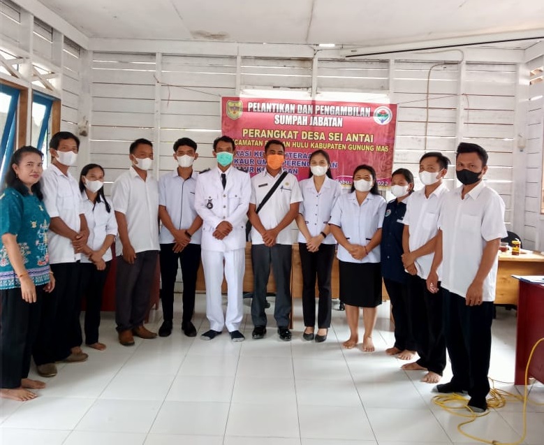 DESA SEI ANTAI KABUPATEN GUMAS MAS GELAR PELANTIKAN DAN ROLLING JABATAN PERANGKAT DESA 1 DESA SEI ANTAI KABUPATEN GUMAS MAS GELAR PELANTIKAN DAN ROLLING JABATAN PERANGKAT DESA 2
