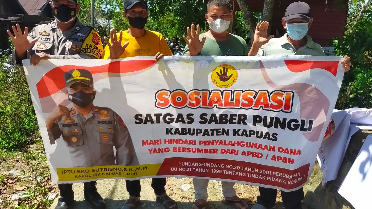 Giat Sosialisasi Saber Pungli Polsek Kapuas Timur 1 Giat Sosialisasi Saber Pungli Polsek Kapuas Timur 1