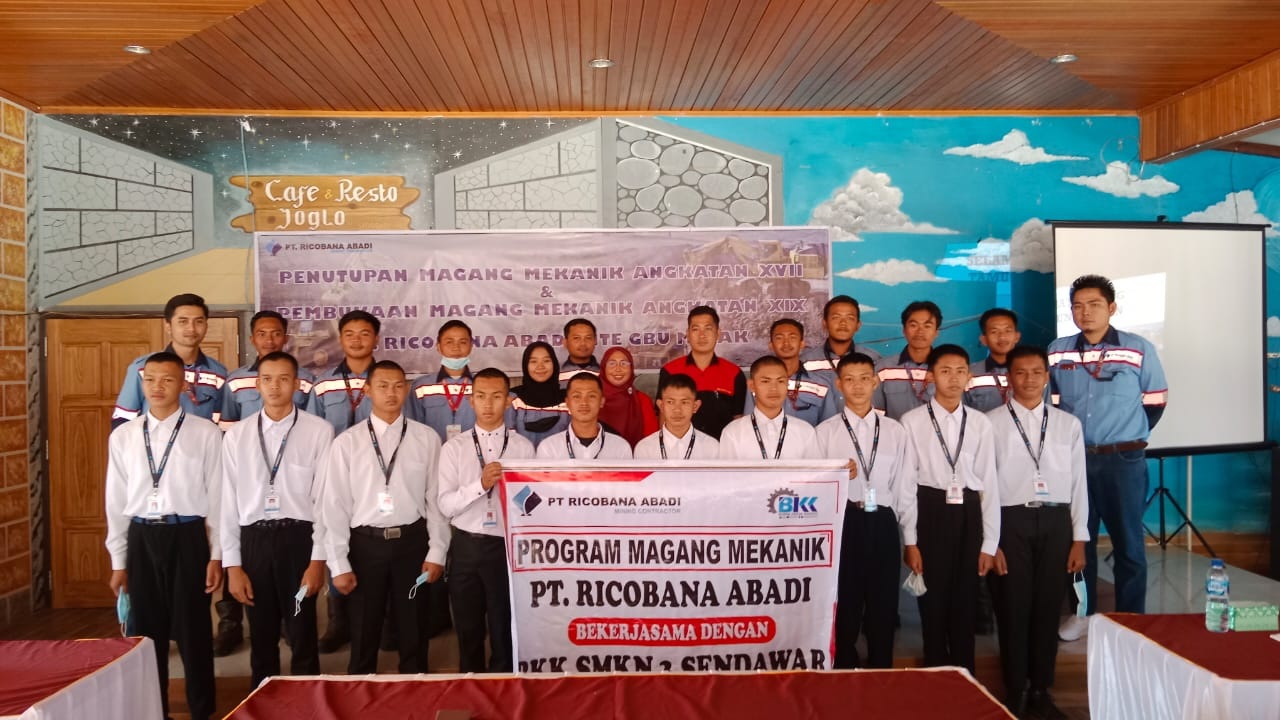 PT RICOBANA ABADI SITE GBU MELAK BERANGKATKAN PESERTA MAGANG MEKANIK ANGKATAN XIX TAHUN 2022 1 PT RICOBANA ABADI SITE GBU MELAK BERANGKATKAN PESERTA MAGANG MEKANIK ANGKATAN XIX TAHUN 2022 2