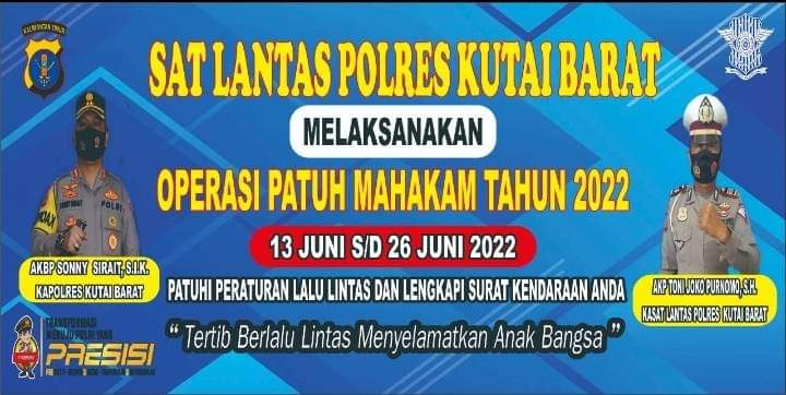 TINGKATKAN DISIPLIN BERLALU LINTAS, POLRES KUBAR GELAR APEL OPERASI PATUH MAHAKAM 2022 1 TINGKATKAN DISIPLIN BERLALU LINTAS, POLRES KUBAR GELAR APEL OPERASI PATUH MAHAKAM 2022 2