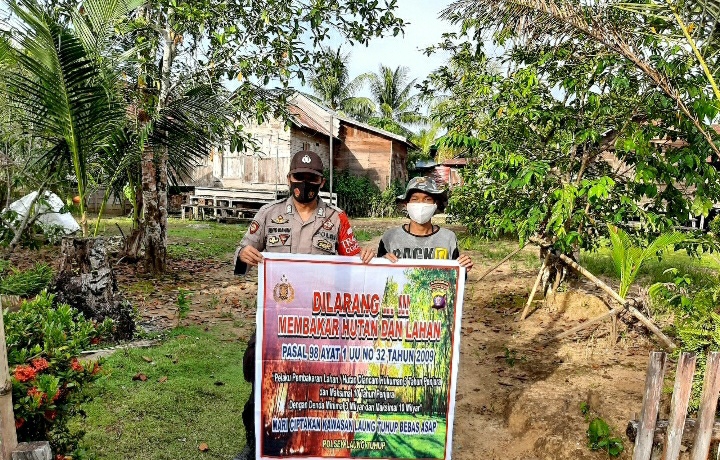 IMG_20220711_115550 Polsek Laung Tuhup Sosialisasikan Larangan Karhutla Pada Masyarakat 1