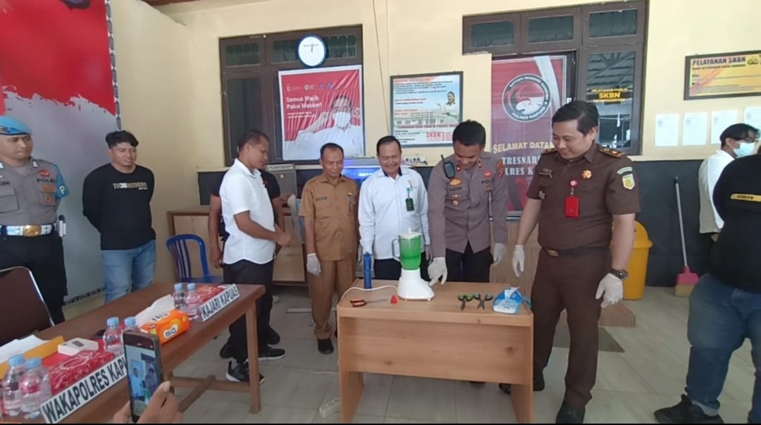 SATRESNARKOBA POLRES KAPUAS UNGKAP 9 KASUS NARKOTIKA DAN MUSNAHKAN BARANG BUKTI DALAM OPERASI ANTIK TELABANG 2023 1 SATRESNARKOBA POLRES KAPUAS UNGKAP 9 KASUS NARKOTIKA DAN MUSNAHKAN BARANG BUKTI DALAM OPERASI ANTIK TELABANG 2023 2