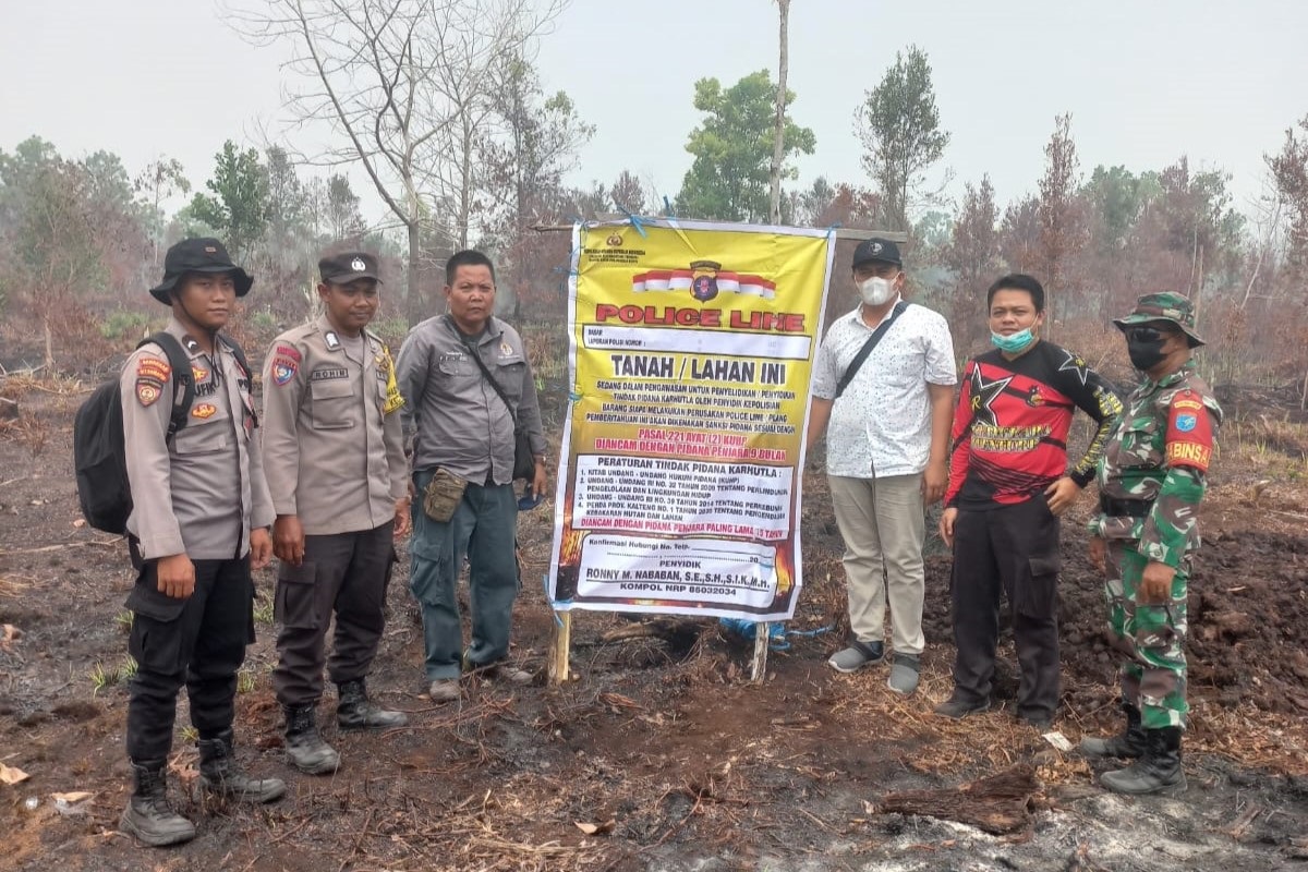 Polresta Palangka Raya Ungkap Pelaku Pembakaran Hutan dan Lahan Ditanjung Pinang, Luasan Terbakar 14 Hektar 2 Polresta Palangka Raya Ungkap Pelaku Pembakaran Hutan dan Lahan Ditanjung Pinang, Luasan Terbakar 14 Hektar 3